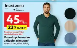 Auchan Koszulka polo męska s-3xl Inextenso By Auchan oferta