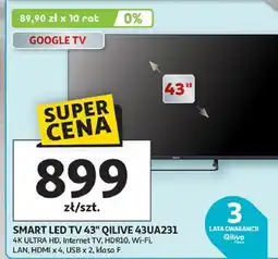 Auchan Telewizor 43'' 43ua231 Qilive oferta