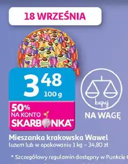 Auchan Galaretki w czekoladzie Wawel Mieszanka Krakowska oferta