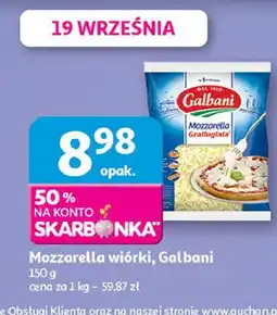 Auchan Ser mozzarella wiórki Galbani oferta