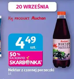 Auchan Nektar czarna porzeczka Auchan oferta