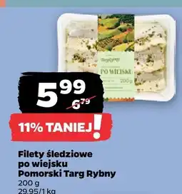Netto Filety śledziowe po wiejsku Pomorski Targ Rybny oferta