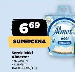 Netto Serek lekki Almette naturalny oferta