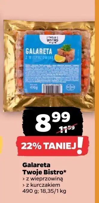Netto Galareta z wieprzowiną Twoje Bistro oferta