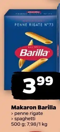 Netto Makaron penne rigate Barilla oferta