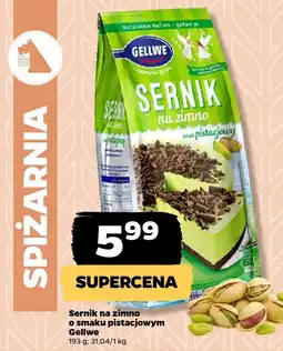 Netto Sernik na zimno o smaku pistacjowym Gellwe oferta
