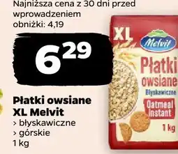 Netto Płatki owsiane XL błyskawiczne Melvit oferta
