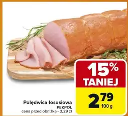 Carrefour Polędwica łososiowa Pekpol oferta