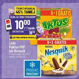 Polomarket Lody Kaktus Pop lub Nesquik Nestle oferta