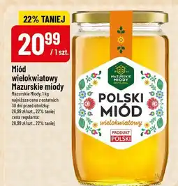 Polomarket Miód wielokwiatowy Mazurskie miody oferta