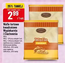 Polomarket Wafle tortowe kwadratowe Wypiekarnia i Ciachowarnia oferta