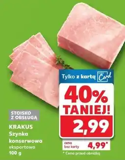 Kaufland Szynka konserwowa eksportowa Krakus oferta