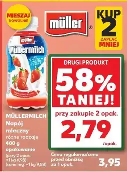 Kaufland Napój mleczny Müllermilch oferta