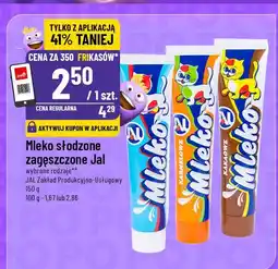 Polomarket Mleko słodzone zagęszczone Jal oferta
