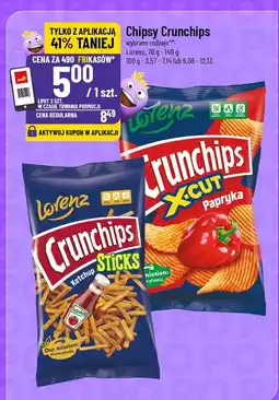 Polomarket Chipsy Crunchips X-Cut Papryka, Crunchips Sticks Ketchup Lorenz oferta