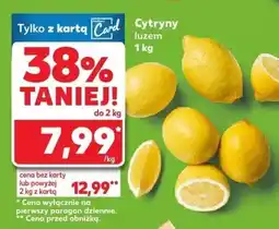 Kaufland Cytryny luzem oferta