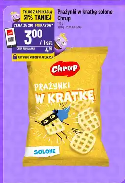 Polomarket Prażynki w kratkę solone Chrup oferta