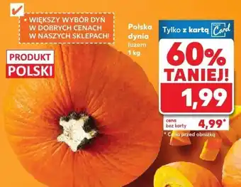 Kaufland Dynia polska 1 kg Kaufland oferta