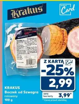 Kaufland Boczek od Szwagra KRAKUS oferta
