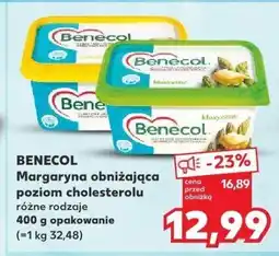 Kaufland Margaryna Benecol obniżająca poziom cholesterolu różne rodzaje oferta