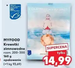 Kaufland Krewetki zimnowodne Myfood oferta
