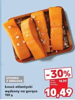 Kaufland Łosoś atlantycki wędzony na gorąco Stoisko z obsługą oferta