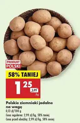 Biedronka Ziemniaki jadalne polskie na wagę Biedronka oferta
