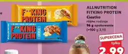 Kaufland Ciastka proteinowe ALLNUTRITION FITKING PROTEIN różne rodzaje oferta