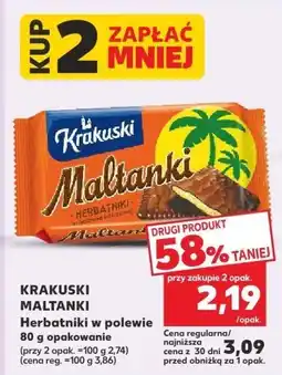Kaufland Herbatniki w polewie Maltanki Krakuski oferta