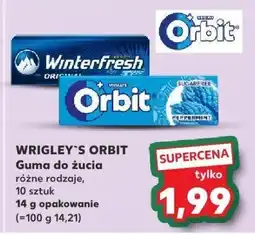 Kaufland Gumy do żucia Wrigley's Orbit oferta