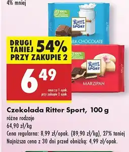 Biedronka Czekolada Ritter Sport, różne rodzaje oferta