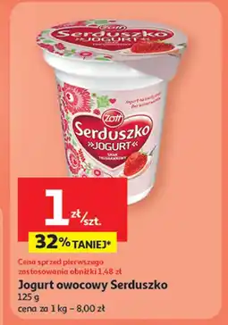 Auchan Jogurt owocowy Zott oferta