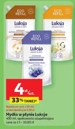 Auchan Mydło Luksja oferta