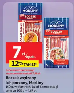 Auchan Boczek wędzony Morliny oferta