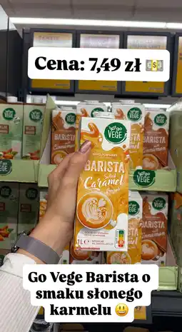 Biedronka Napój owsiany Barista Salted Caramel Go Vege oferta