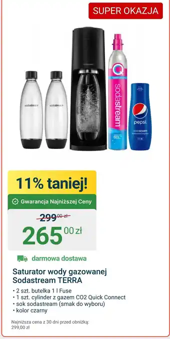ERLI Saturator do wody Sodastream oferta