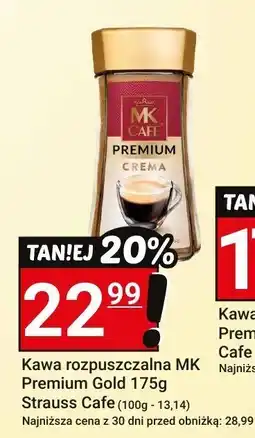 Hitpol Kawa rozpuszczalna MK Premium Gold Strauss Cafe oferta