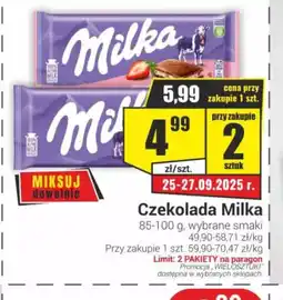 Delikatesy Sezam Czekolada Milka oferta