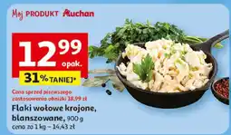 Auchan Flaki wołowe krojone, blanszowane Mój Produkt Auchan oferta