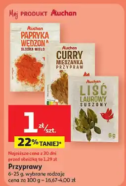 Auchan Przyprawy Auchan oferta