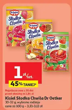 Auchan Kisiel Słodka Chwila Dr Oetker oferta