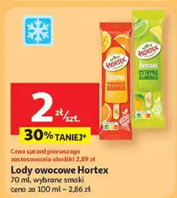 Auchan Lody Hortex owocowe oferta