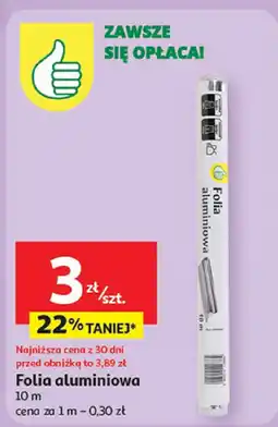 Auchan Folia aluminiowa Auchan oferta