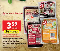 Auchan Buraki gotowane całe, tarte lub w kostce lub marchew z groszkiem Auchan oferta