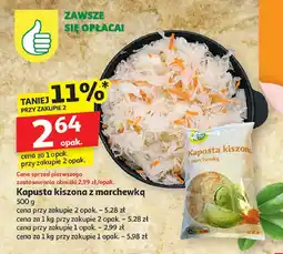 Auchan Kapusta kiszona z marchewką Auchan oferta