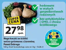 Auchan Noga kaczki ze ściółki wolno gotowana z żurawiną Pewni Dobrego oferta