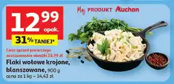 Auchan Flaki wołowe krojone, blanszowane Auchan oferta
