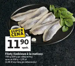 Auchan Filety śledziowe à la matiasy Auchan oferta