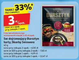 Auchan Ser dojrzewający Bursztyn tarty Skarby Serowara oferta