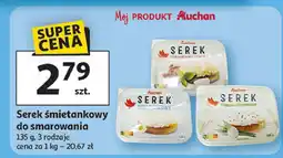 Auchan Serek śmietankowy do smarowania Auchan oferta